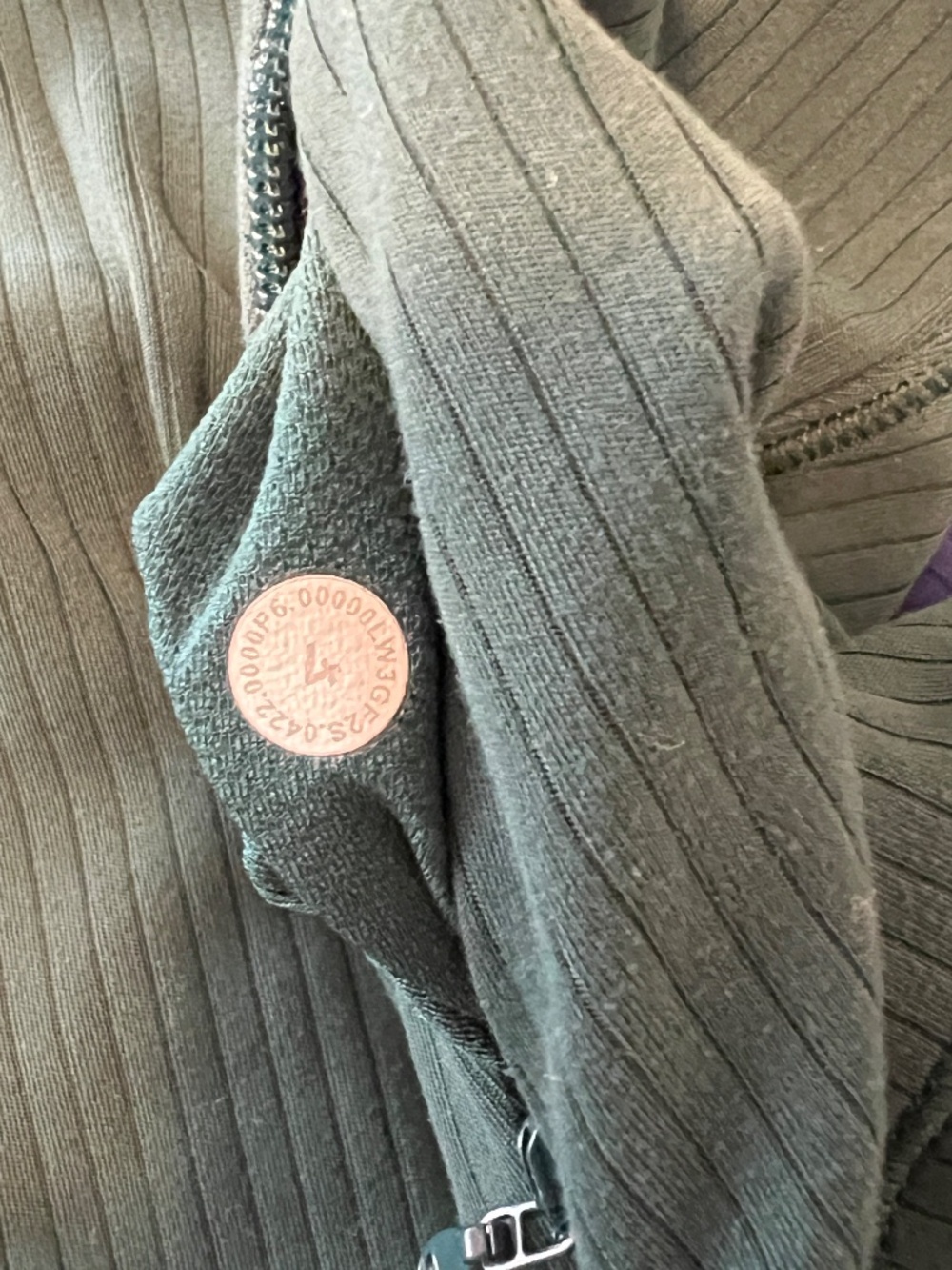 Lululemon It's Rulu Ribbed Cropped Half Zip - Picture 9 of 9